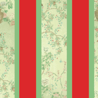 EMERALD GARDEN RED GIFTWRAP