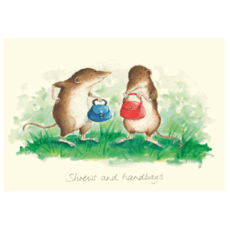 Shrews And Handbags Card