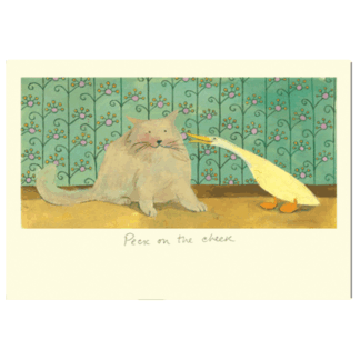 Peck on the Cheek Card