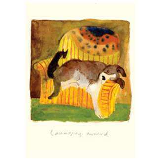 Lounging Around Card