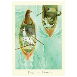 Dogs in Venice Card