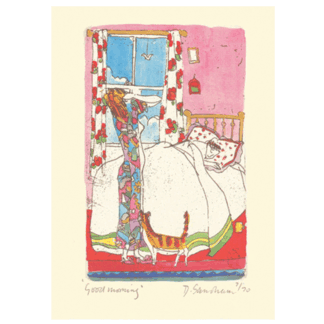 Good Morning card by Daphne Sandham