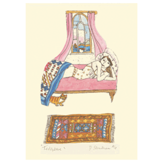Teddybare card by Daphne Sandham