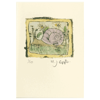 Snail card by Melanie Epps