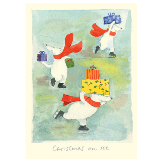 Christmas On Ice Christmas card