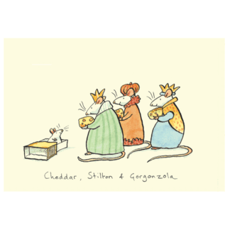 Cheddar Stilton and Gorgonzola Card