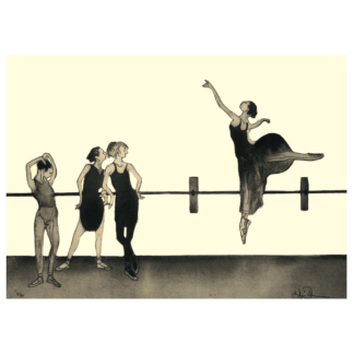 Pas De Quatre card by Julian Williams