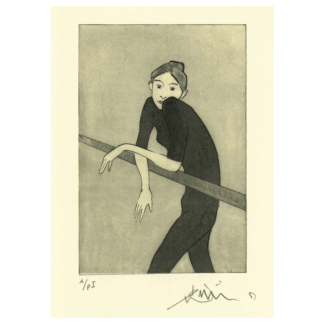 Resting Dancer card by Julian Williams