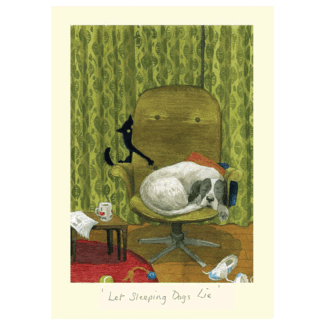 Let Sleeping Dogs Lie Card