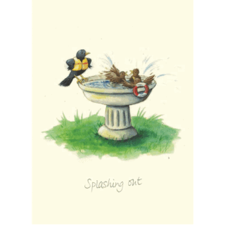 Splashing Out Card
