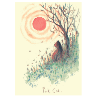 Pink Cat Card