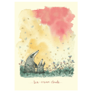 Ice Cream Clouds card