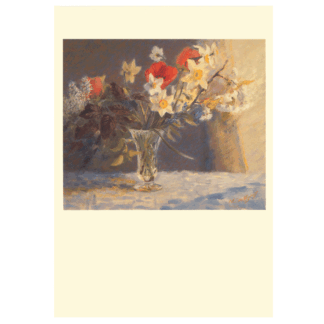 Spring Flowers and Vase card by Michael Coutts