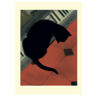 Cat on a Keyboard Card