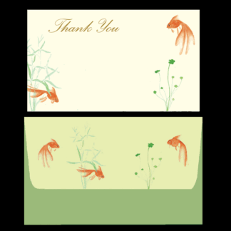 Goldfish Thank You Card Stationery Set