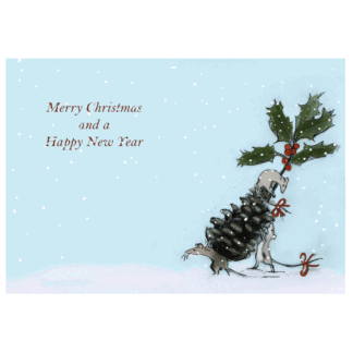 Pine Cone Christmas Folding Insert