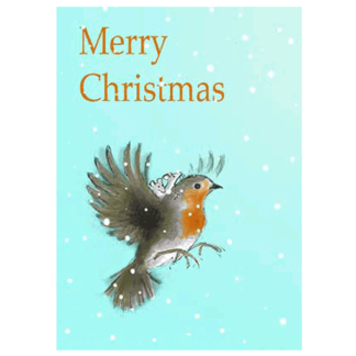 Robin Christmas Insert