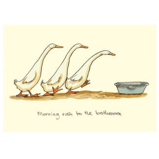 Rush to the Bathroom Card