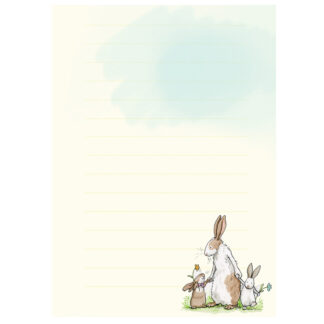 Meadow Rabbits Memo Pad