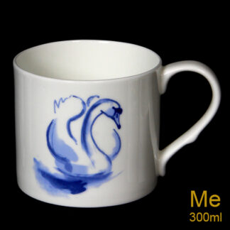 Bone china Swan Mug