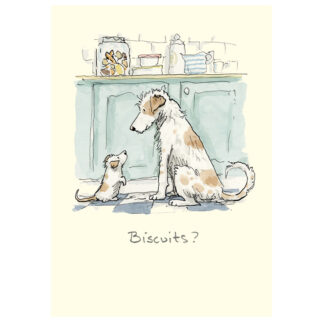 Biscuits dog card by Anita Jeram